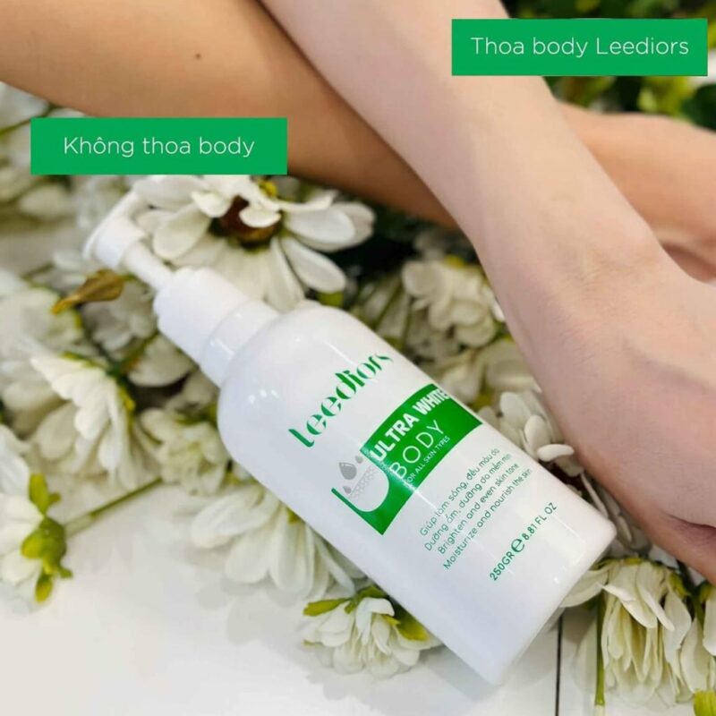 Kem dưỡng trắng toàn thân Leediors Ultra White Body