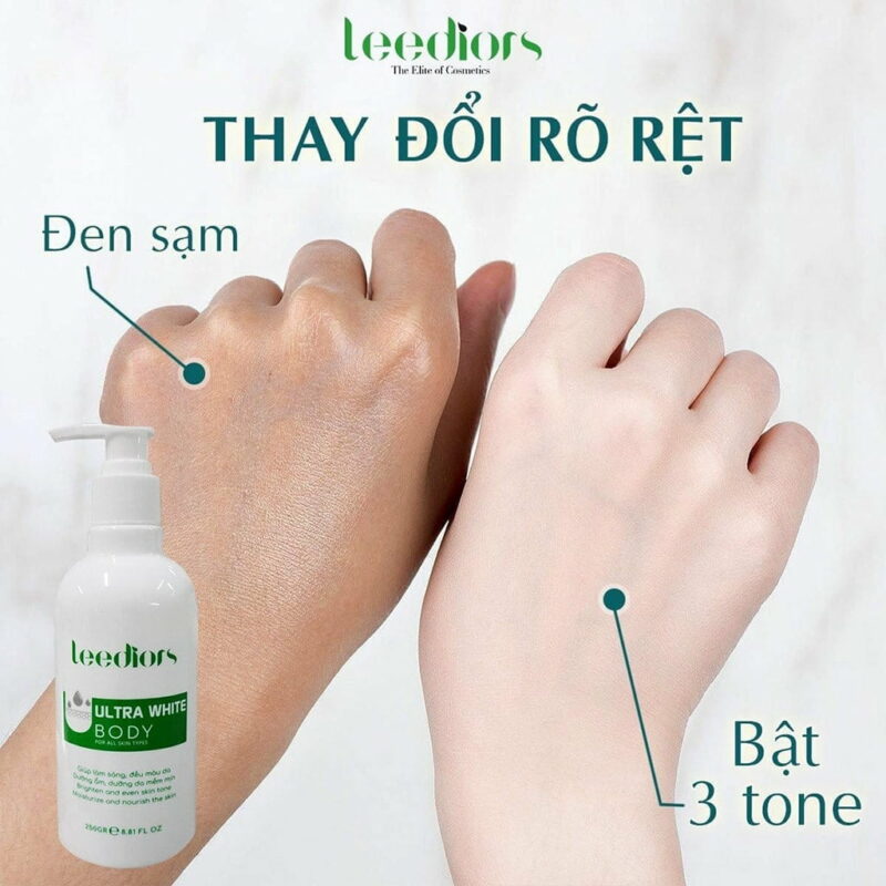 Alternative view of Kem dưỡng trắng toàn thân Leediors Ultra White Body