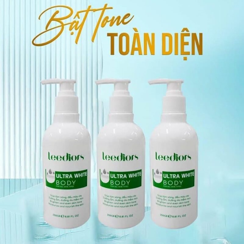 Kem dưỡng trắng toàn thân Leediors Ultra White Body