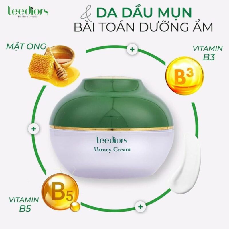 Leediors Honey Cream Kem dưỡng mật ong