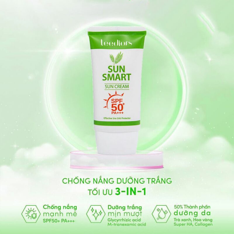 Kem chống nắng Leediors Sun Smart Sun Cream SPF 50+