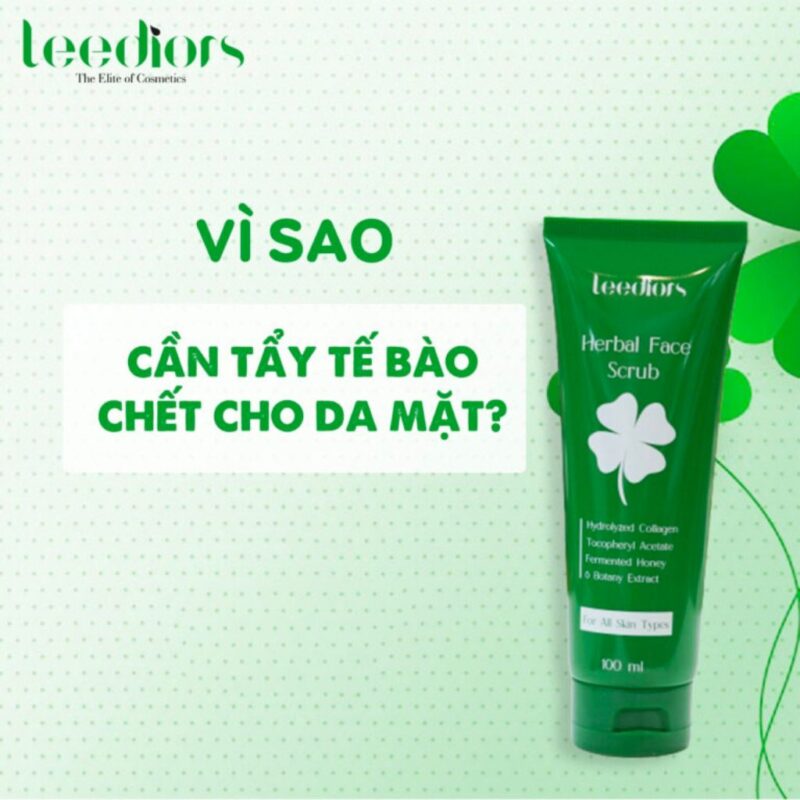 Tẩy tế bào chết Leediors Herbal Face Scrub