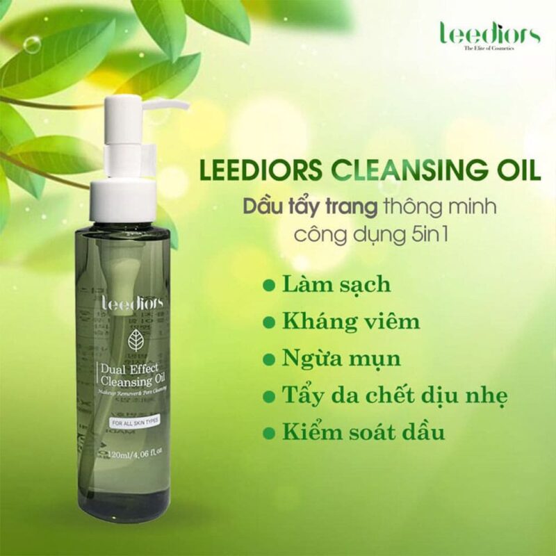 Dầu Tẩy Trang Leediors Dual Effect Cleansing Oil