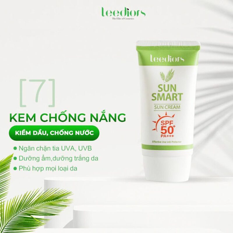 Kem chống nắng Leediors Sun Smart Sun Cream SPF 50+