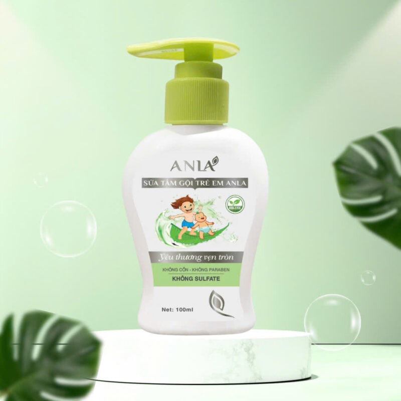 Sữa tắm gội trẻ em Anla