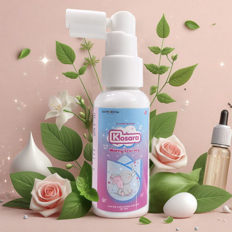 Xịt chống sâu răng Kosara Quin Rosa