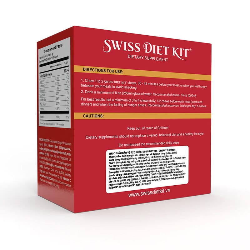 Swiss Diet Kit - Kẹo giảm cân Thụy Sĩ