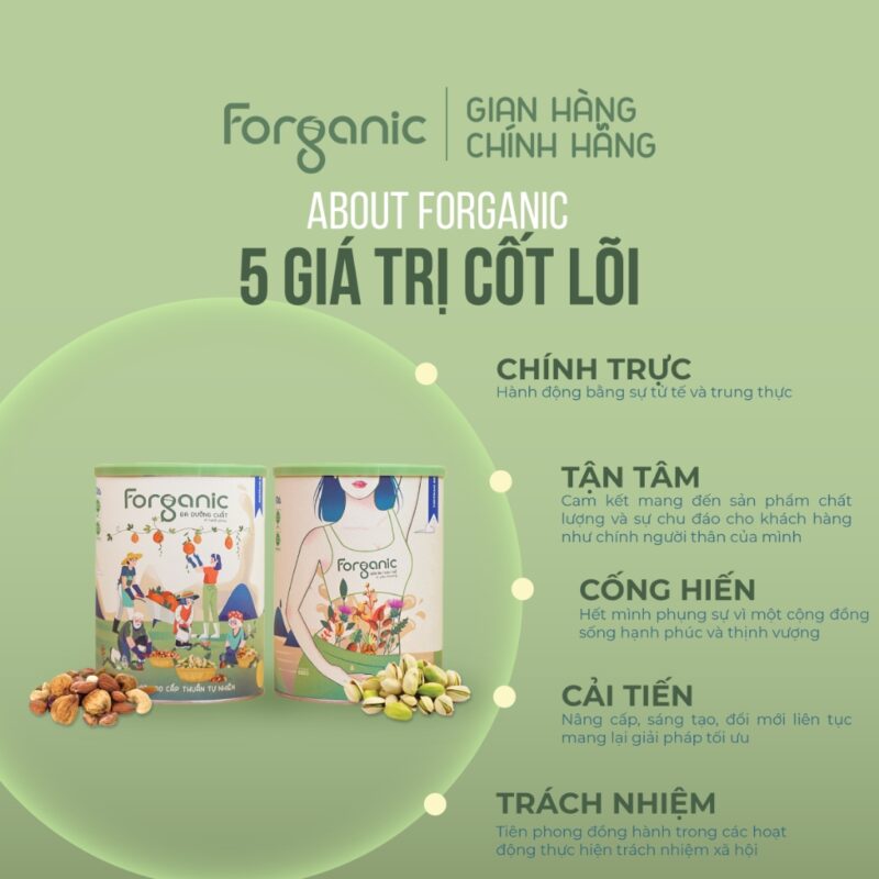 Combo Sữa hạt Bữa ăn thay thế 800G & Sữa hạt Đa dưỡng chất 800G Forganic
